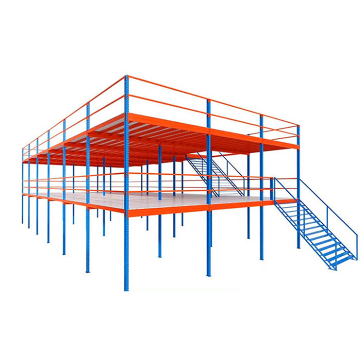 Warehouse Storage System Heavy Duty Steel Structure Platforms Mezzanine Rack