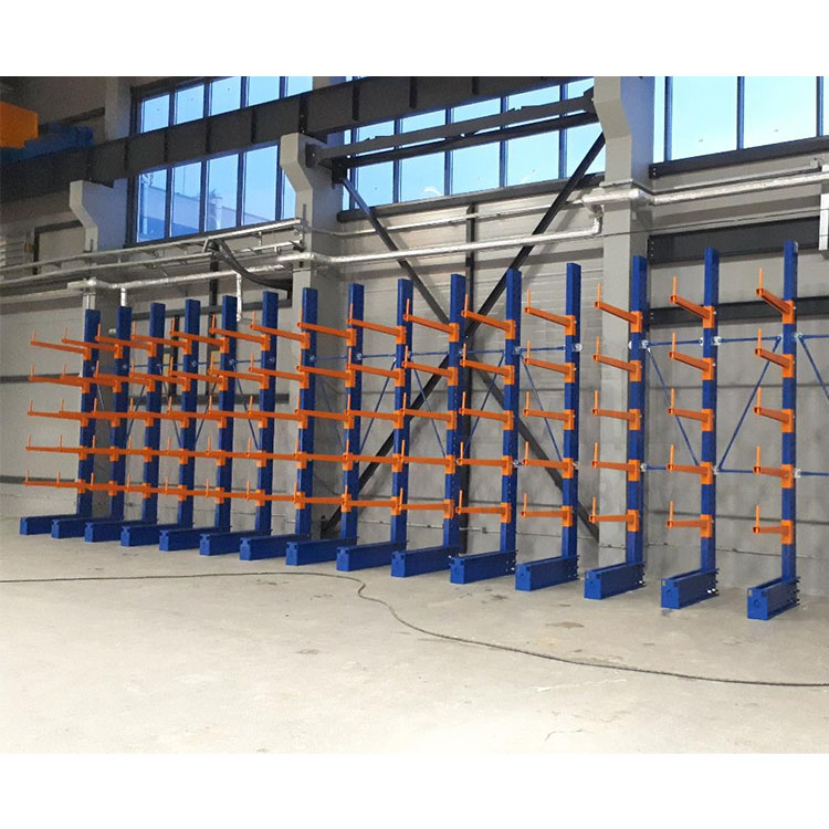 Industrial Metal Tube Rack, Heavy Duty Cantilever System for Rebar & Aluminum Profiles