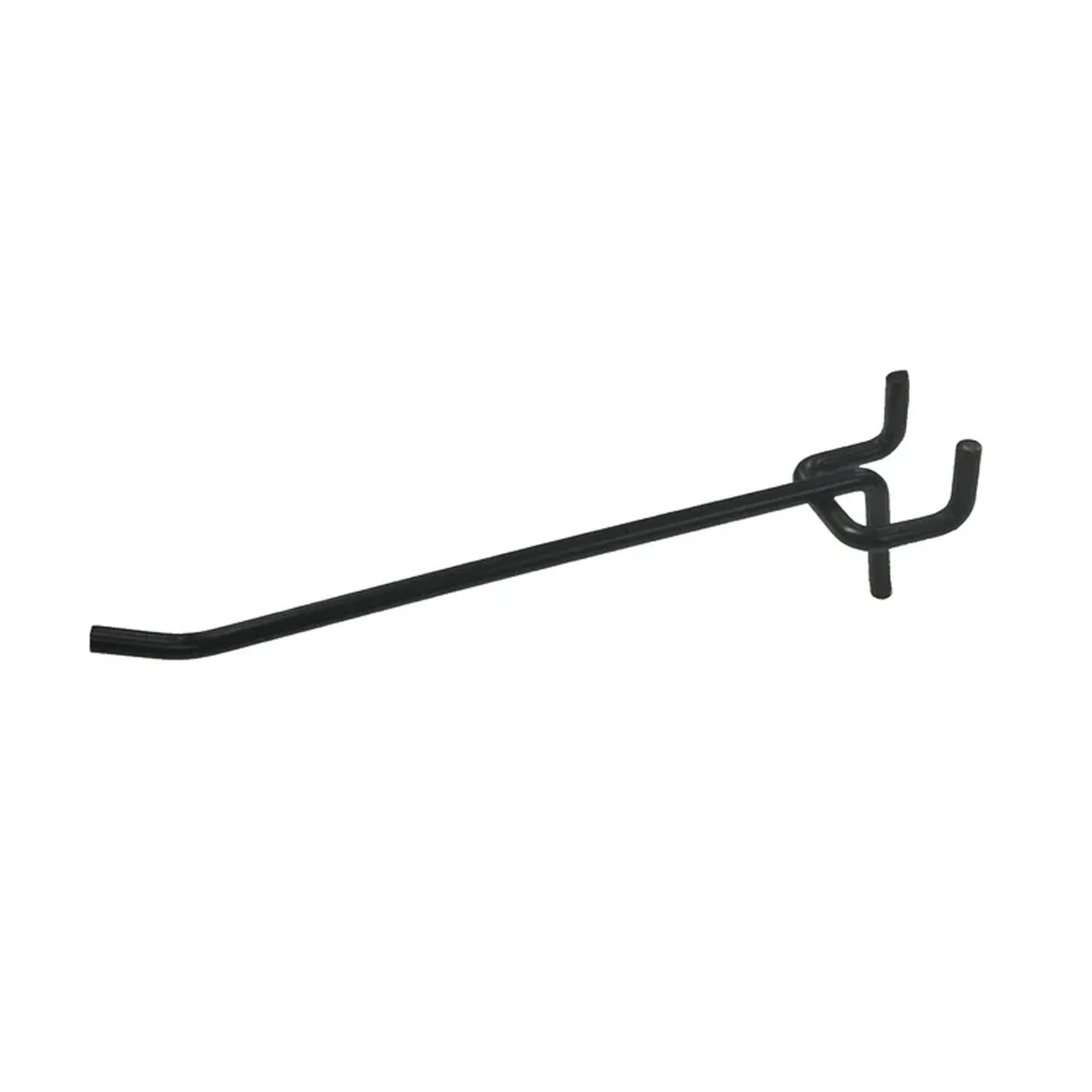Hardware Store Black Wall Mount Supermarket Accessories Pegboard Hanging Hook Metal Display Peg Board Hooks