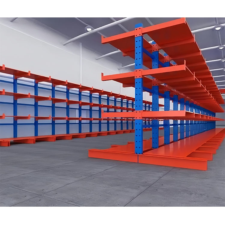 Industrial Cantilever Racks for Steel Pipe Metal Bar Tube and Long Material Warehouse Storage System