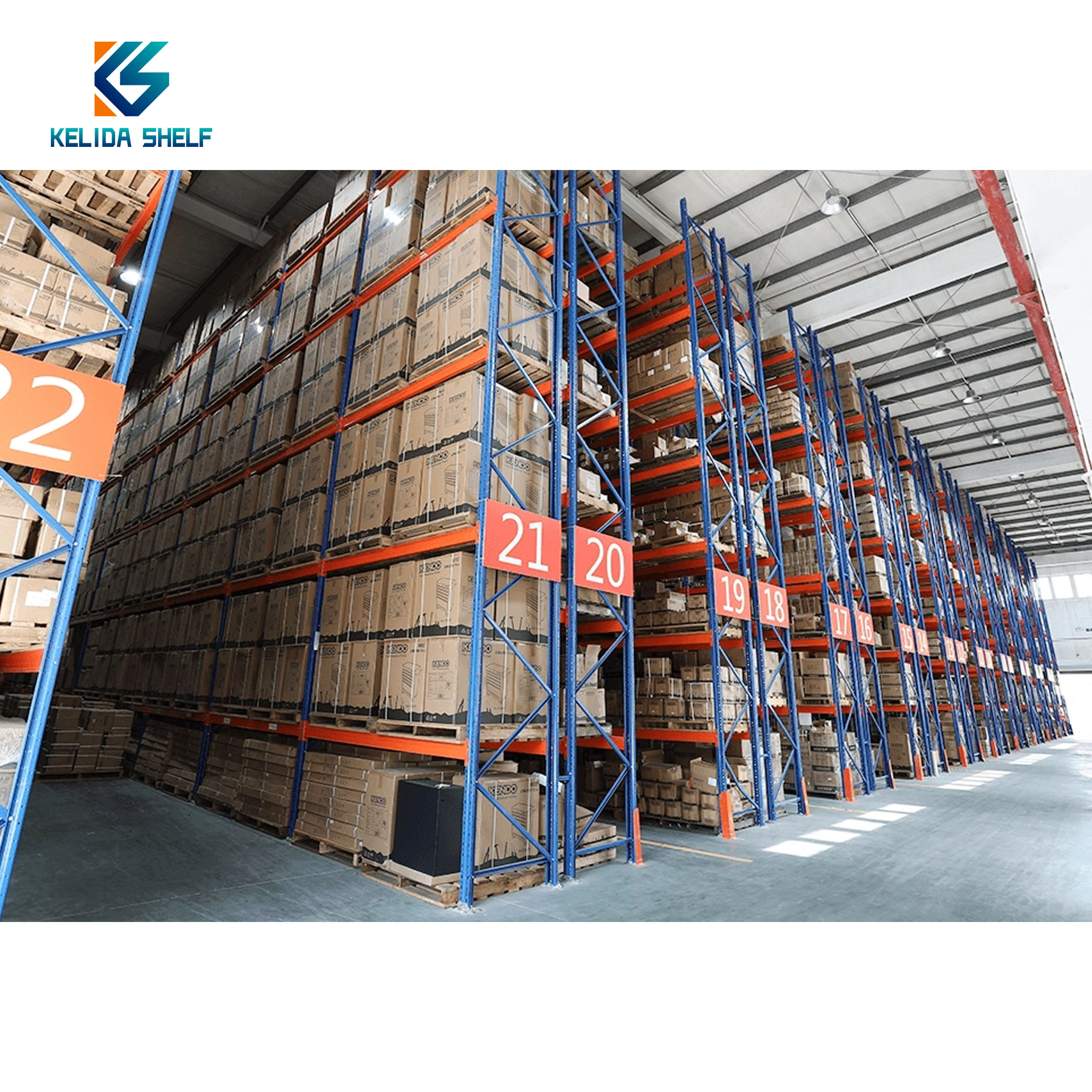 Kelida Factory Heavy Duty Steel Shelving Industrial Racking System Garage Storage Adjustable Shelf Warehouse Pallet Racks