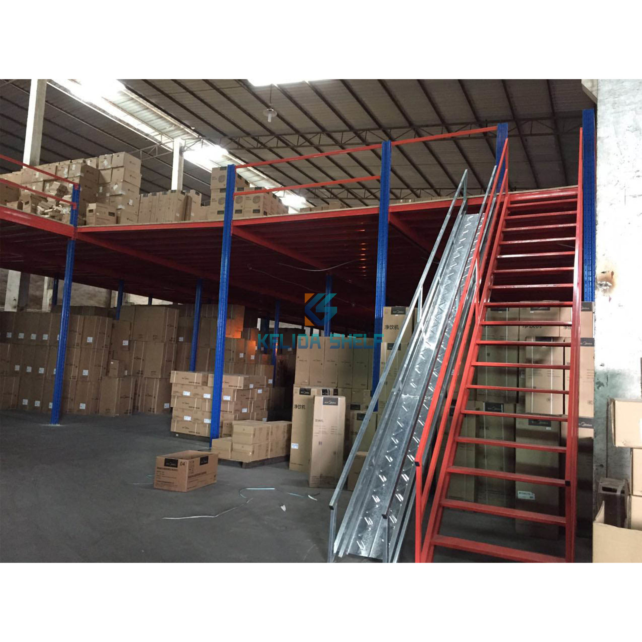 Mezzanine Rack,industrial Mezzanine,shelving Rack Mezzanine Floor for Storage Warehouse
