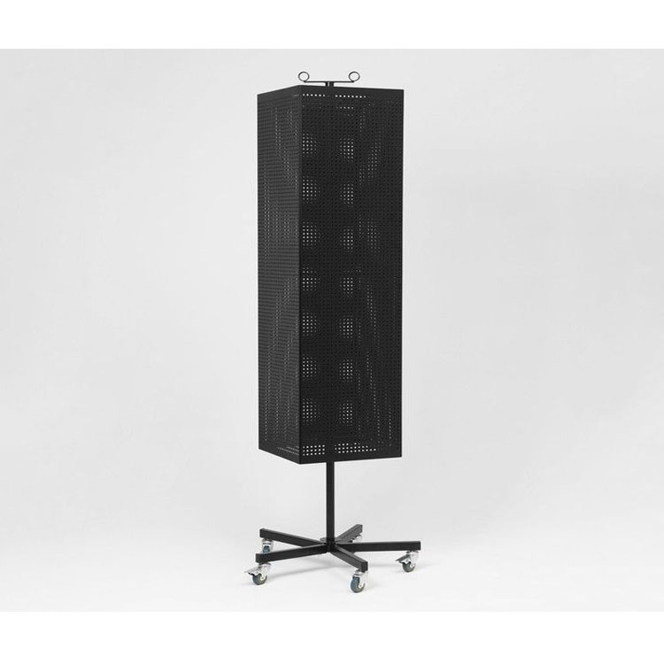 Mobile Metal Eyewear Display Rack with Wheels Professional Sunglasses Retail Store Stand for Optical Frames