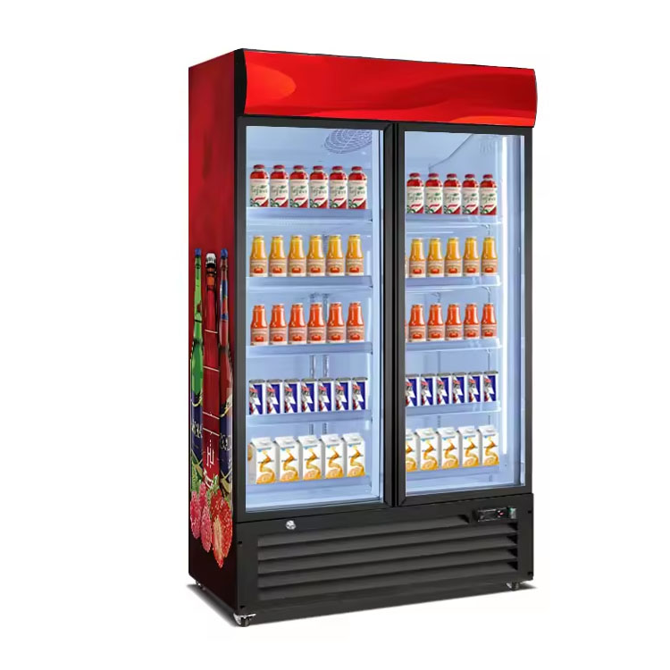 OEM Commercial Glass Door Display Refrigerator Manufacturer for Supermarket Beverage Cooling