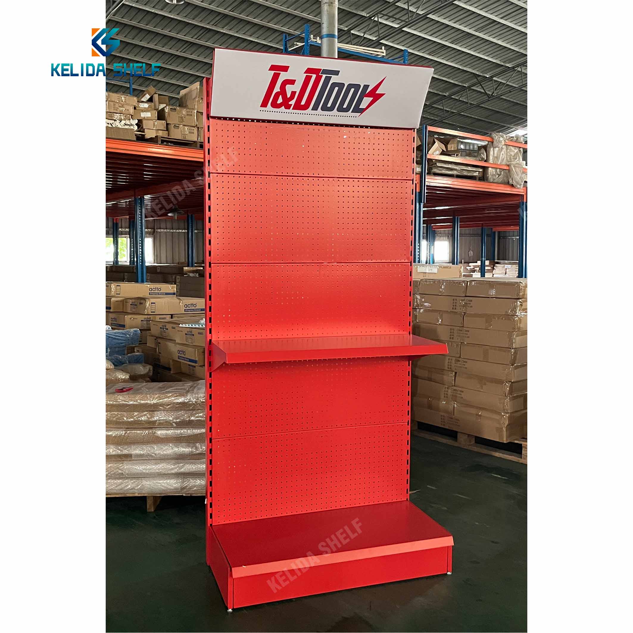 Peg Board Shelf Metal Pegboard Display Stand Rack Peg Board Tools Display Rack Store Hooks Pegboard Metal
