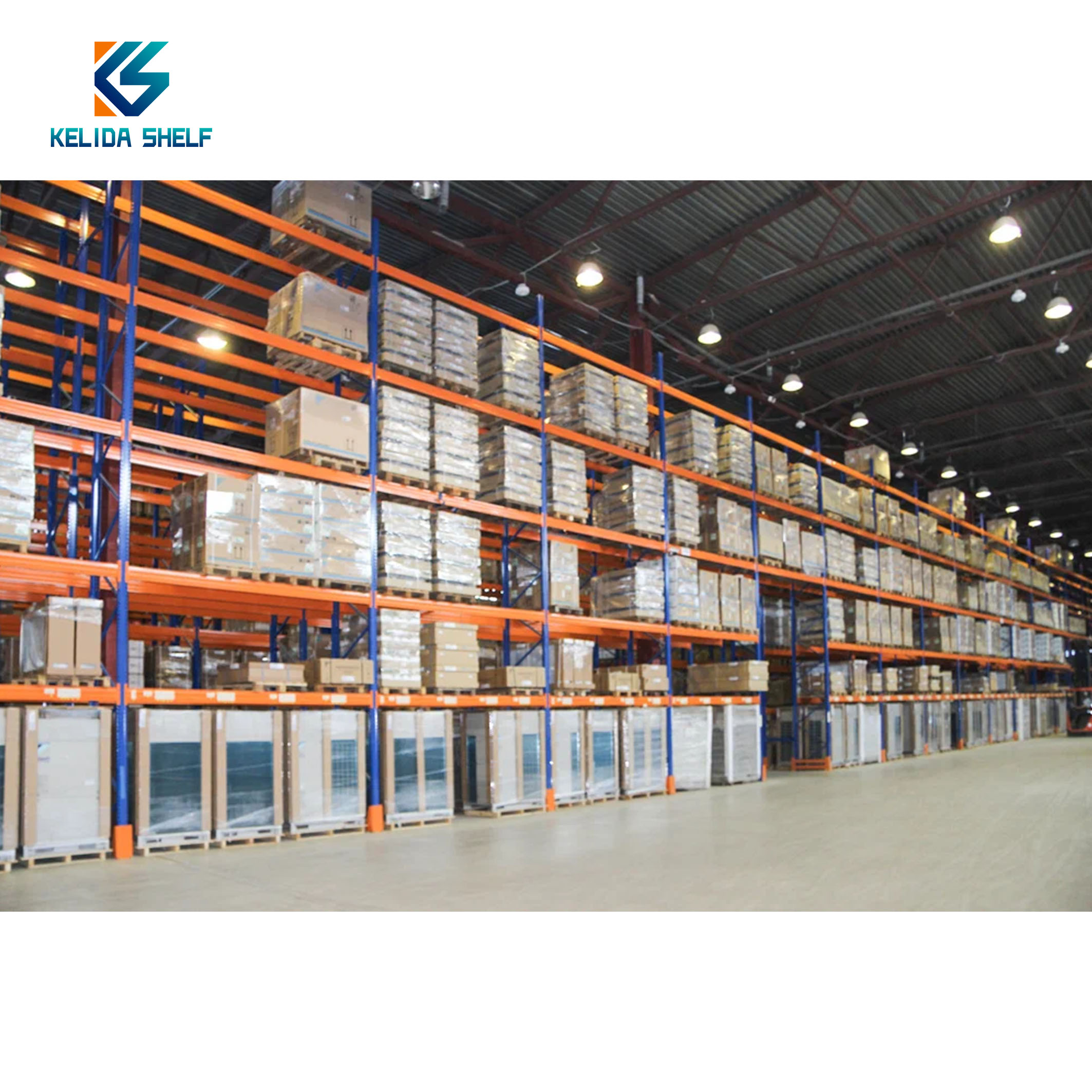 Kelida Factory Heavy Duty Steel Shelving Industrial Racking System Garage Storage Adjustable Shelf Warehouse Pallet Racks