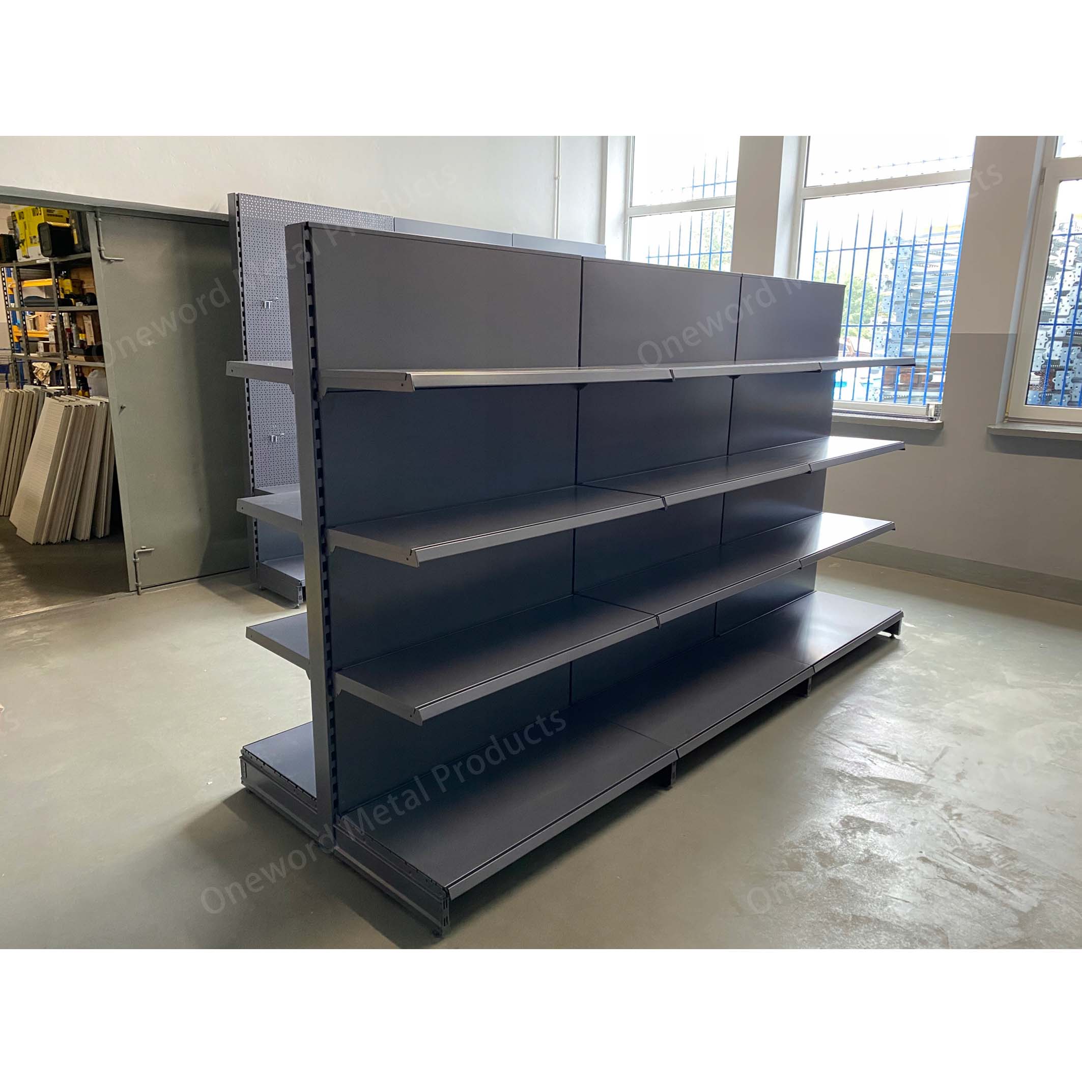 Factory Standard Heavy Duty Retail Store Display Racking Supermarket Gondola Shelves