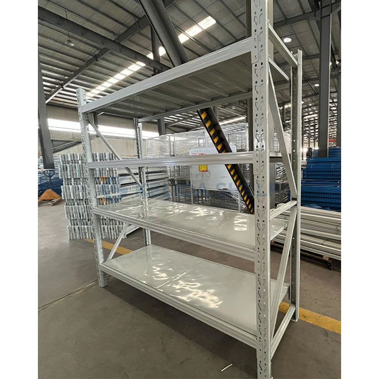 Adjustable Steel Storage Rack Metal Shelving Unit Medium Duty Stacking Shelves for Garage and Warehouse Use