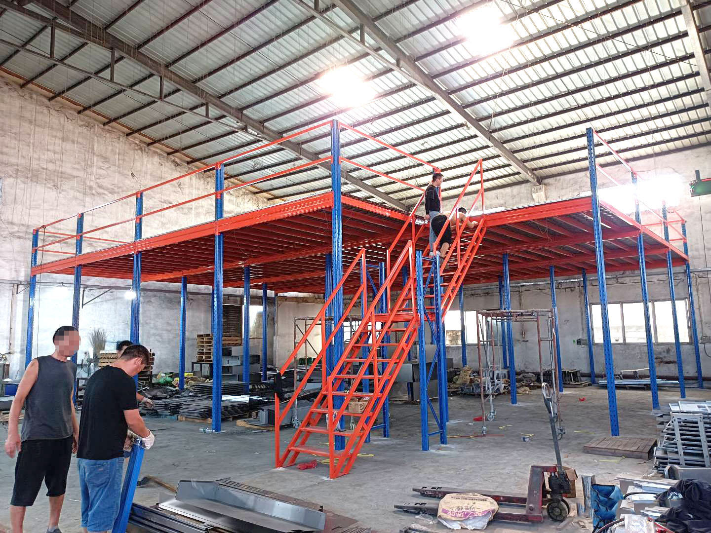Mezzanine Installation Detail
