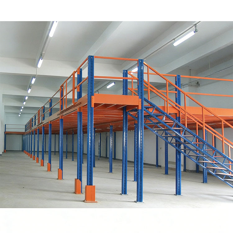 Industrial Steel Mezzanine Platform for Efficient Warehouse Space Utilization