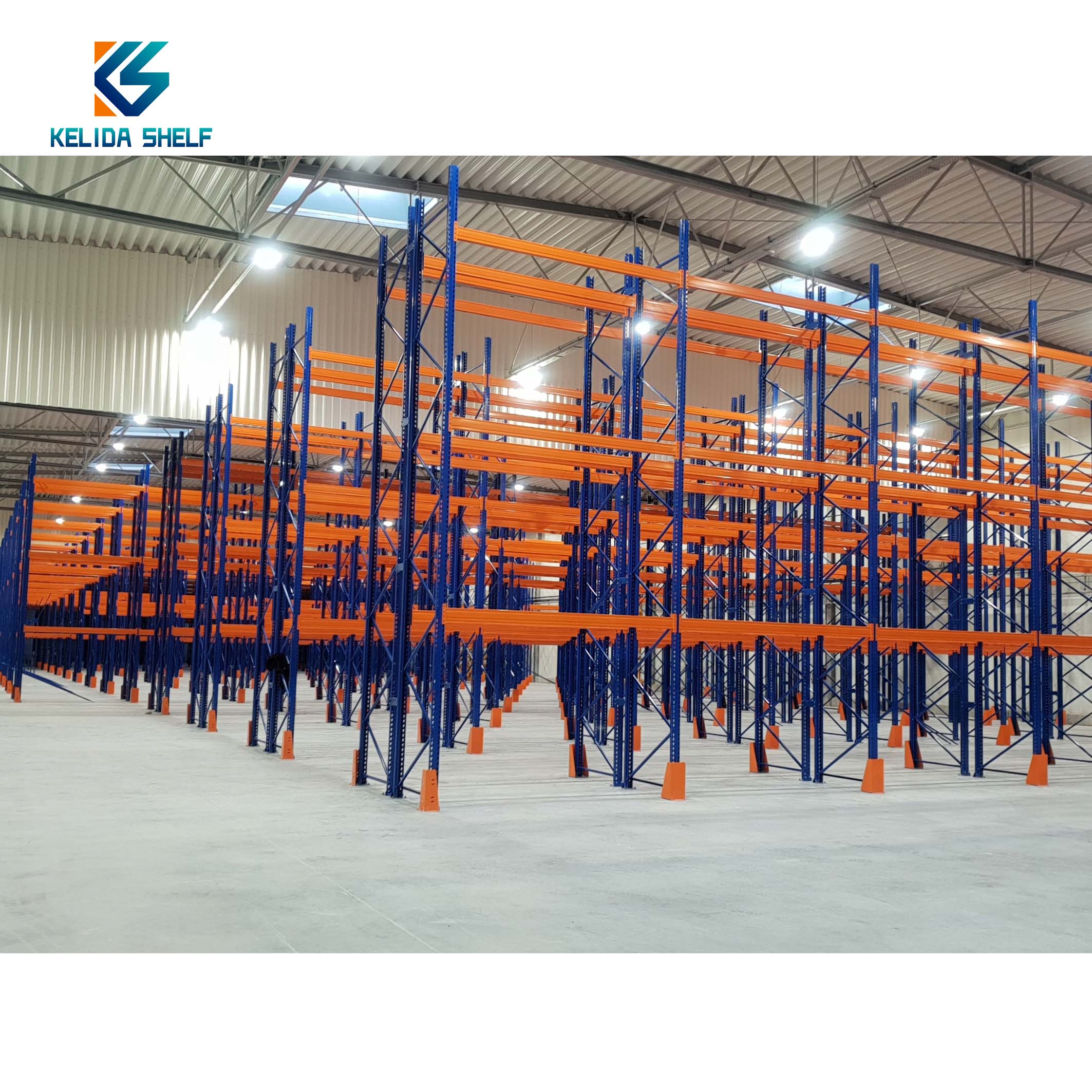 Long Service Life Adjustable Multipurpose Metal Rack Carpet Storage Racks Warehouse Double Deep Pallet Racking