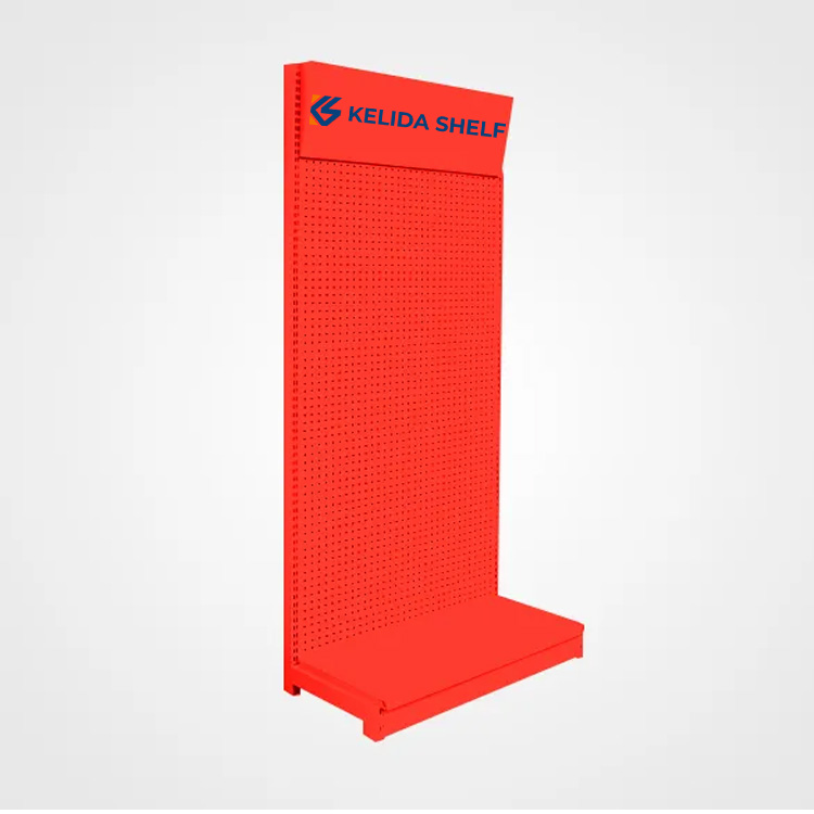 Professional Gym Gear Display Rack Floor Standing Metal Pegboard Shelf for Fitness Equipment Accessories Display