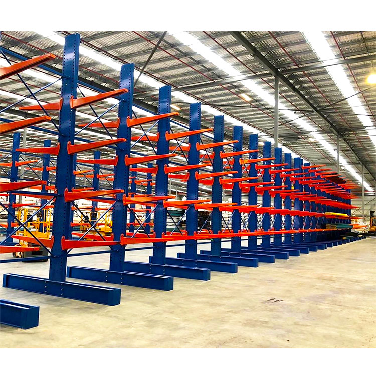 Double Sided Cantilever Rack Heavy Duty Adjustable Racking System for Warehouse