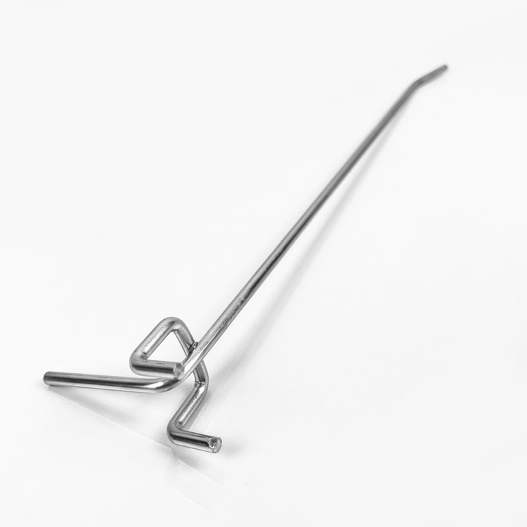 Heavy Duty Metal Pegboard Hooks, Durable Steel Display Hanging Hook for Industrial Tool Shop Organization