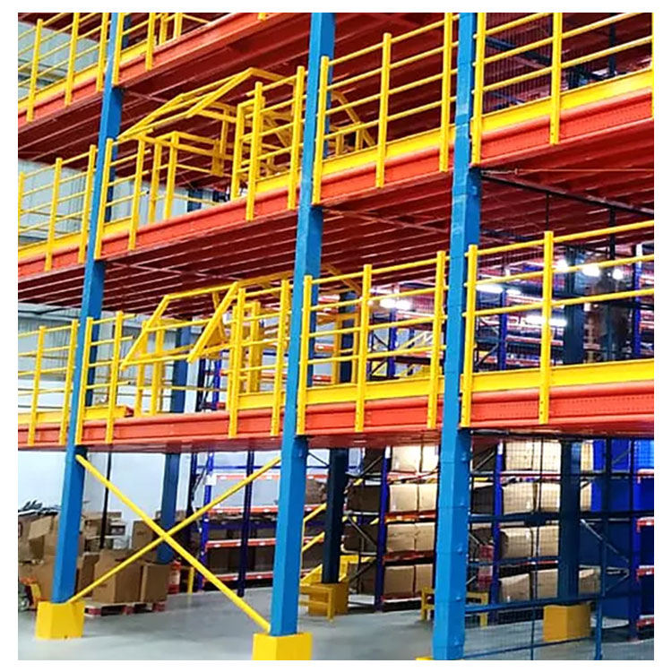 Wholesale Customization Mezzanine Floor  Mezzanine Floor Rack for Warehouse Storage Heavy Duty Rack System Metal Racks