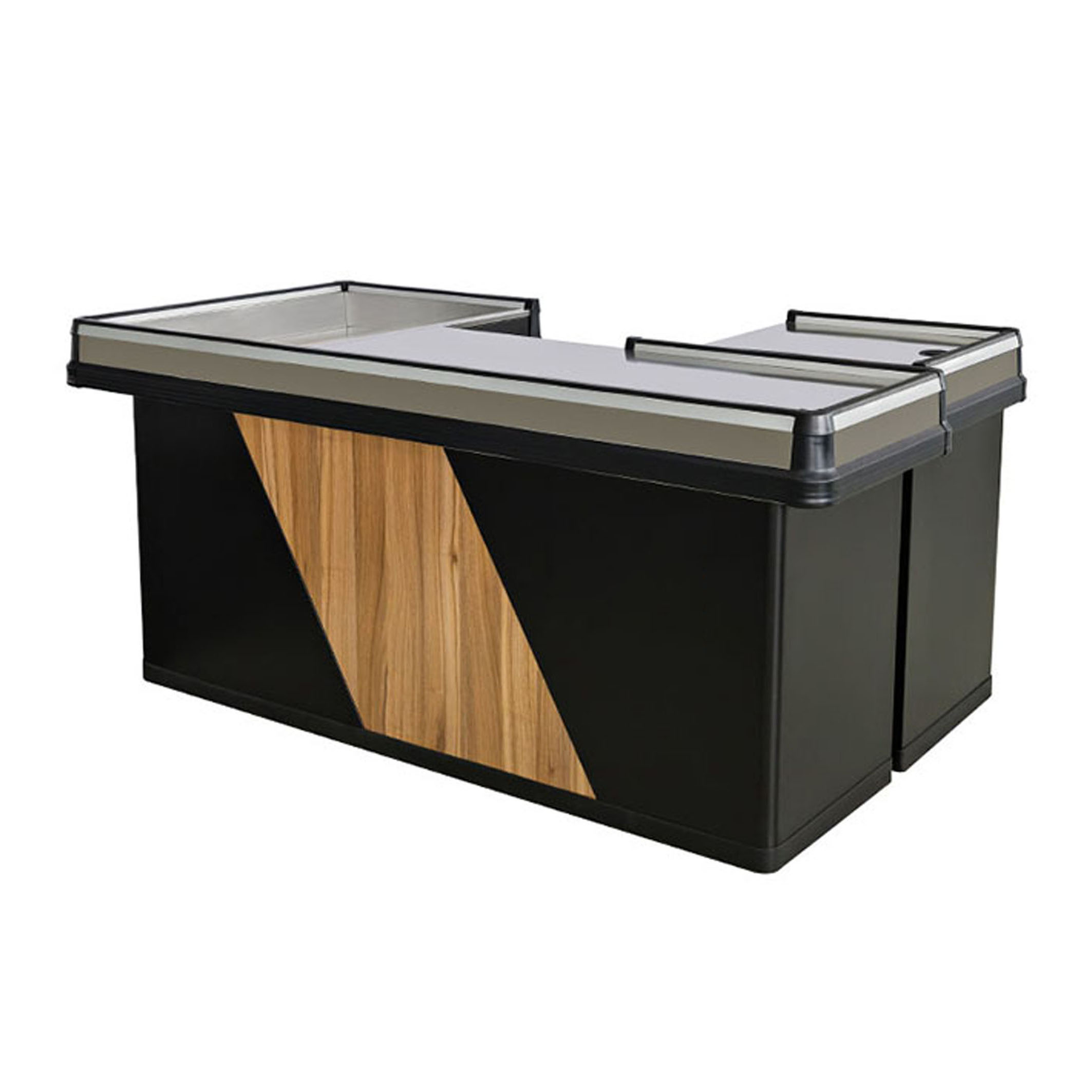 Factory Price Supermarket Cashier Table Supermarket Checkout Counter for Sale, Store Counter Checkout