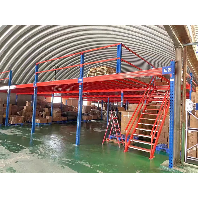 Cold Rolled Steel Mezzanine Floor Anti Corrosion Warehouse Storage Mezzanine Platform Industrial Racking System