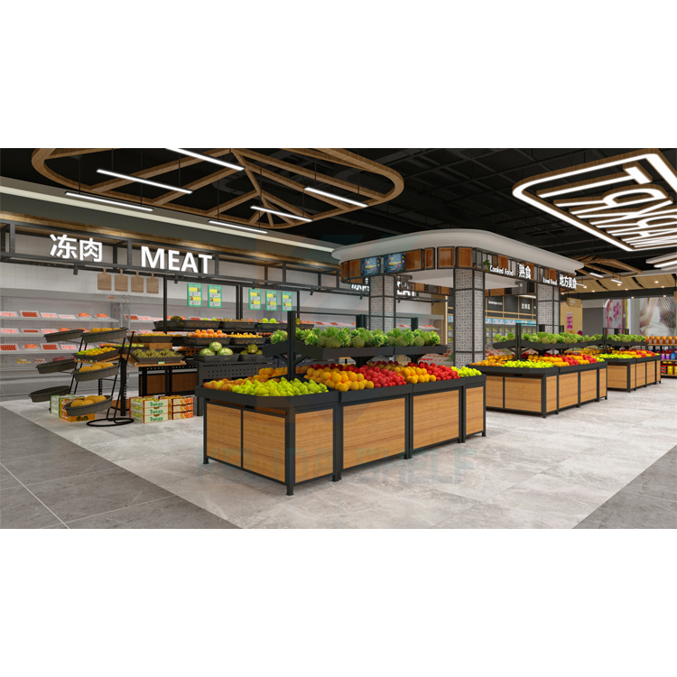 Rak Gondola Supermarket, Snack Display Gondola