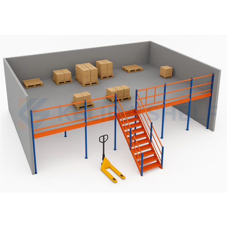 Custom Heavy Duty Mezzanine Rack Steel Loft Platform Warehouse Attic Multi Layer Storage Floor System