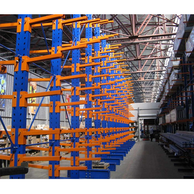 Powder Coated Cantilever Racking, Anti-Rust Steel Storage for Industrial Use