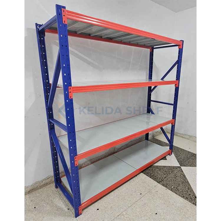 400KG Medium Duty Adjustable Steel Storage Rack Shelving Units for Garage and Warehouse Use Corrosion Protected Metal Shelves