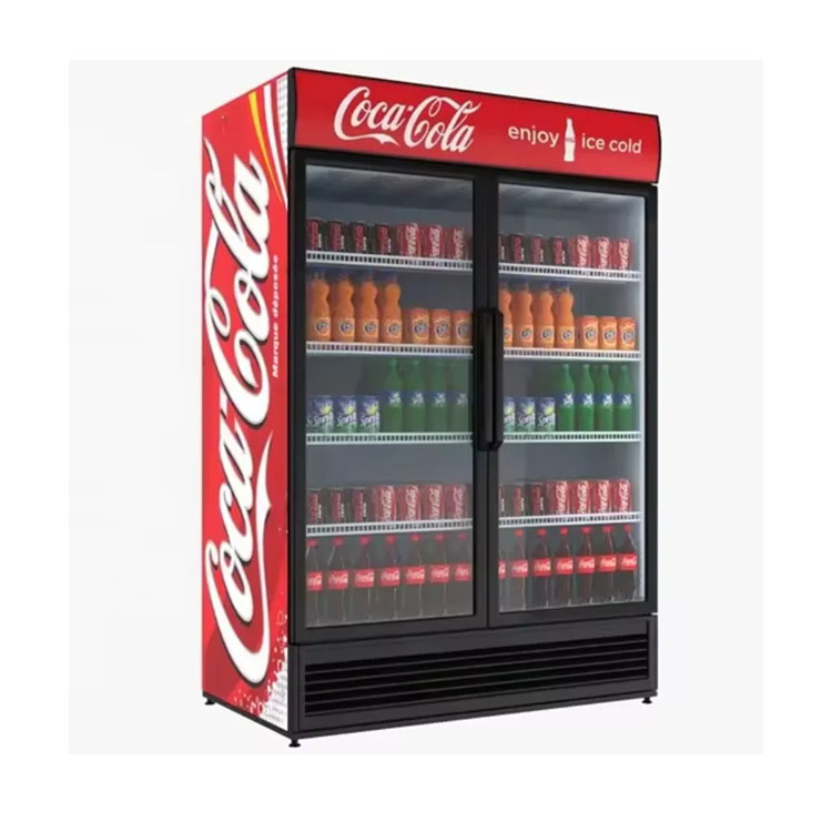 Commercial Glass Door Display Refrigerator Beverage Cooler for Supermarket Convenience Store