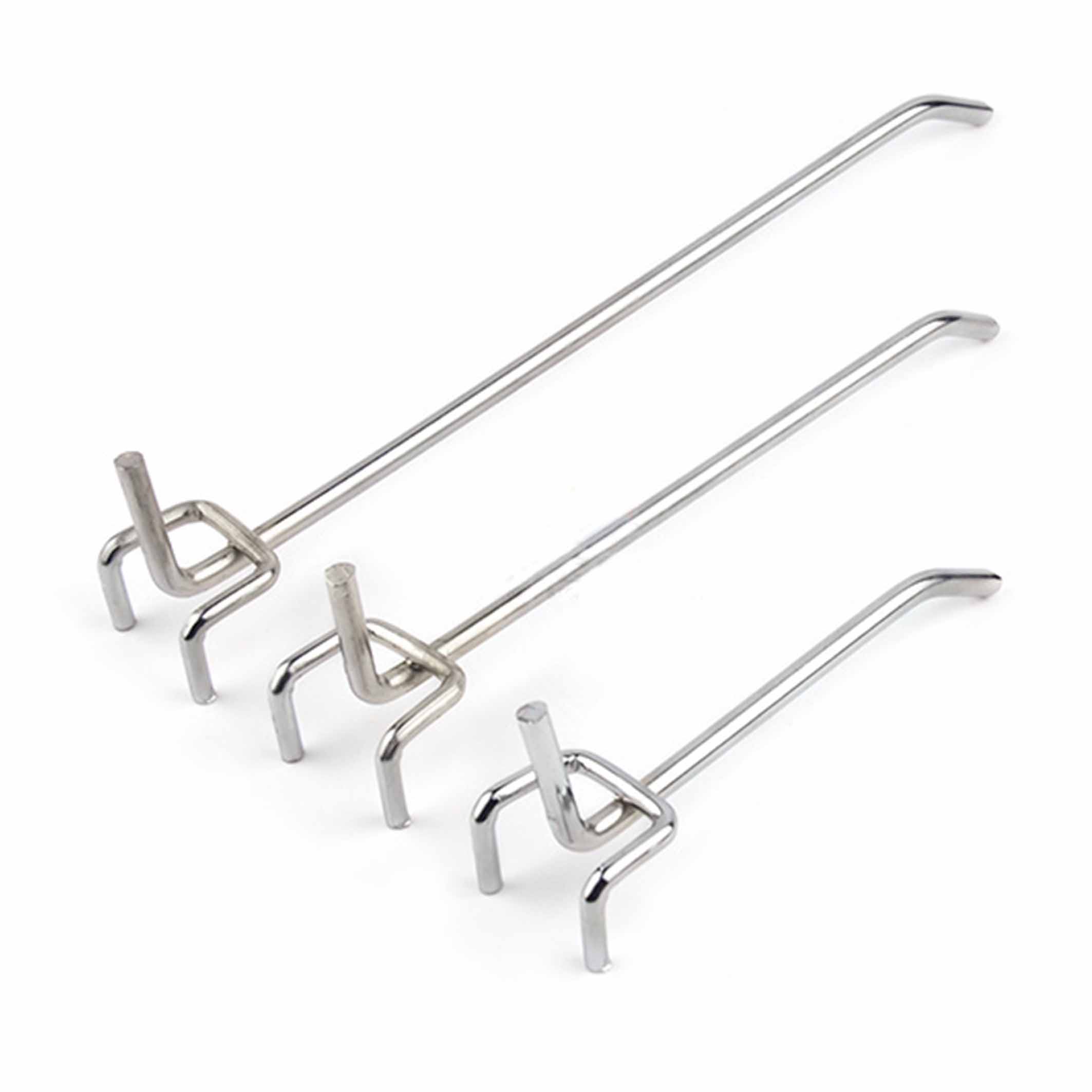Supermarket Single Display Metal Hanging Hooks Retail Shop Tools Accessories Peg Board Hook