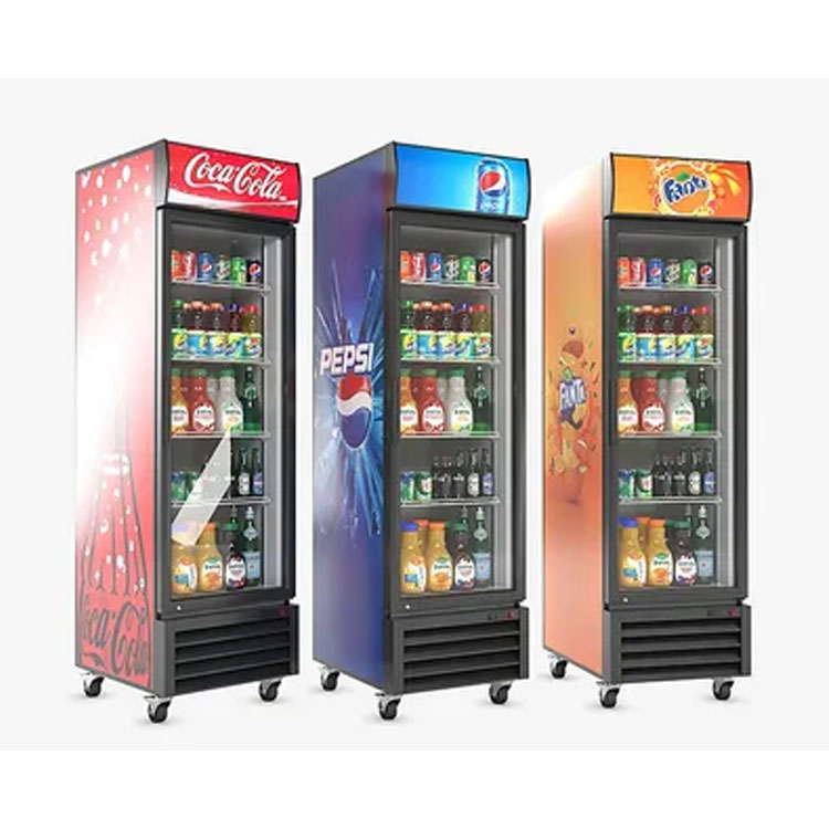 OEM Commercial Glass Door Display Refrigerator Manufacturer for Supermarket Beverage Cooling