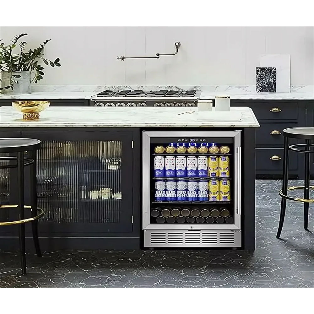 Commercial Double Door Back Bar Cooler for Restaurant Hotel and Café Beverage Service