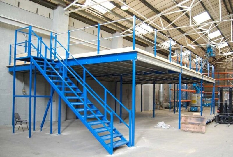 Industrial Steel Mezzanine Floor Platform System for Warehouse Space Expansion