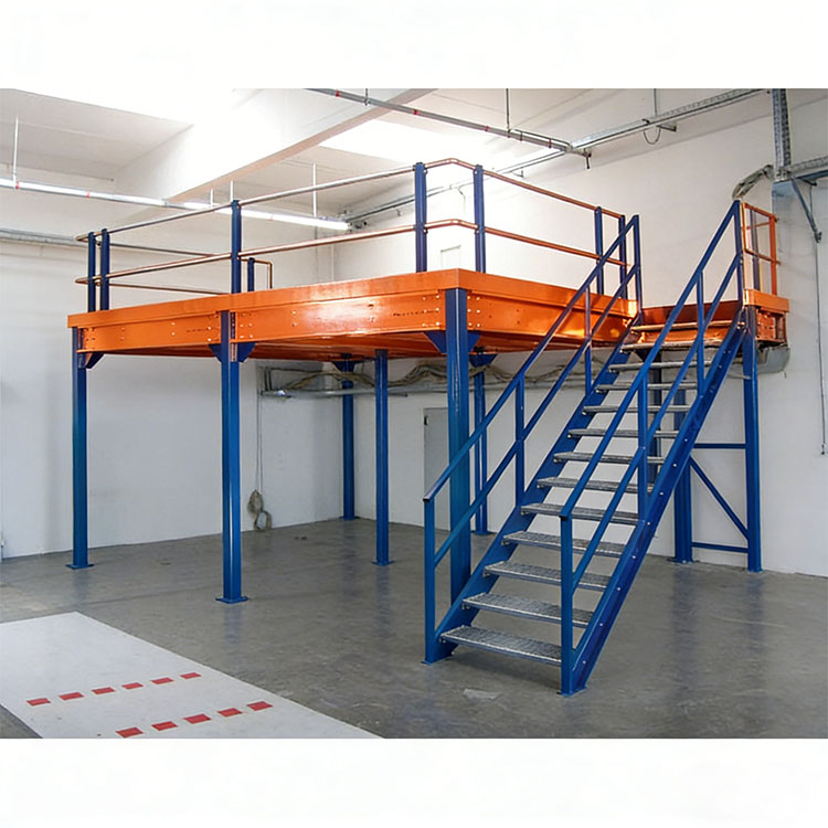 Industrial Steel Mezzanine Platform for Efficient Warehouse Space Utilization