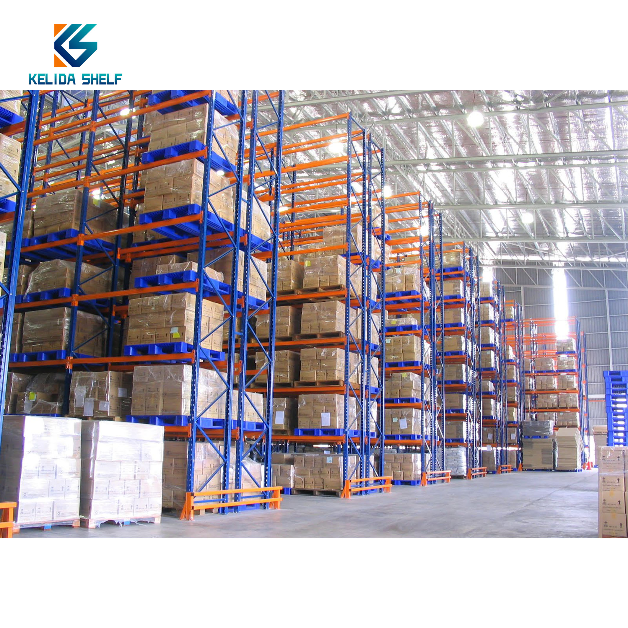 Warehouse Racks Large Capacity Selective Racking Heavy Duty Shelves Industrial Steel Pallet Rack System
