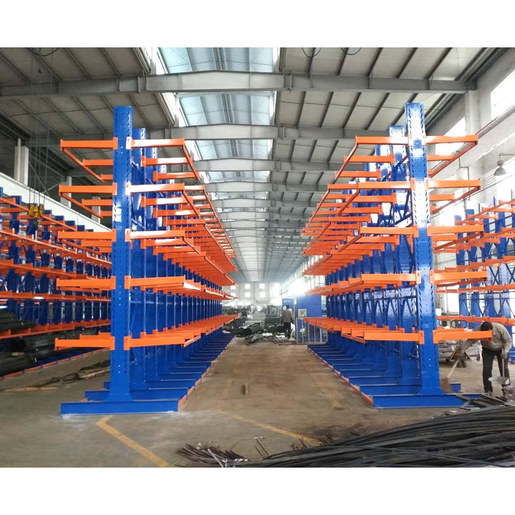 Custom Q235B Cantilever Rack 3m 4m 6m Height Heavy Duty System for Warehouse Long Material Storage