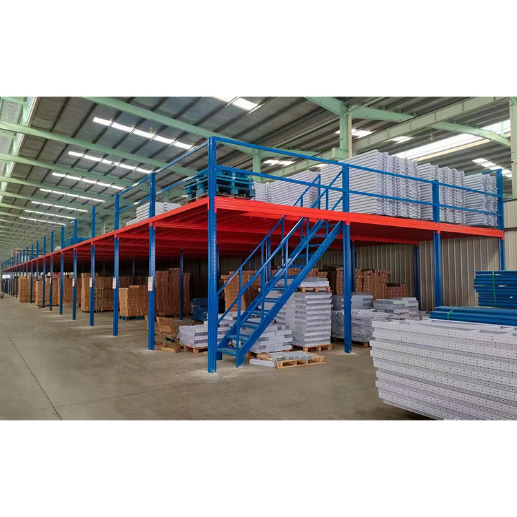 Customized Rack Supported Mezzanine Free CAD Design Steel Deck Racking Platform Warehouse Space Expansion Solution