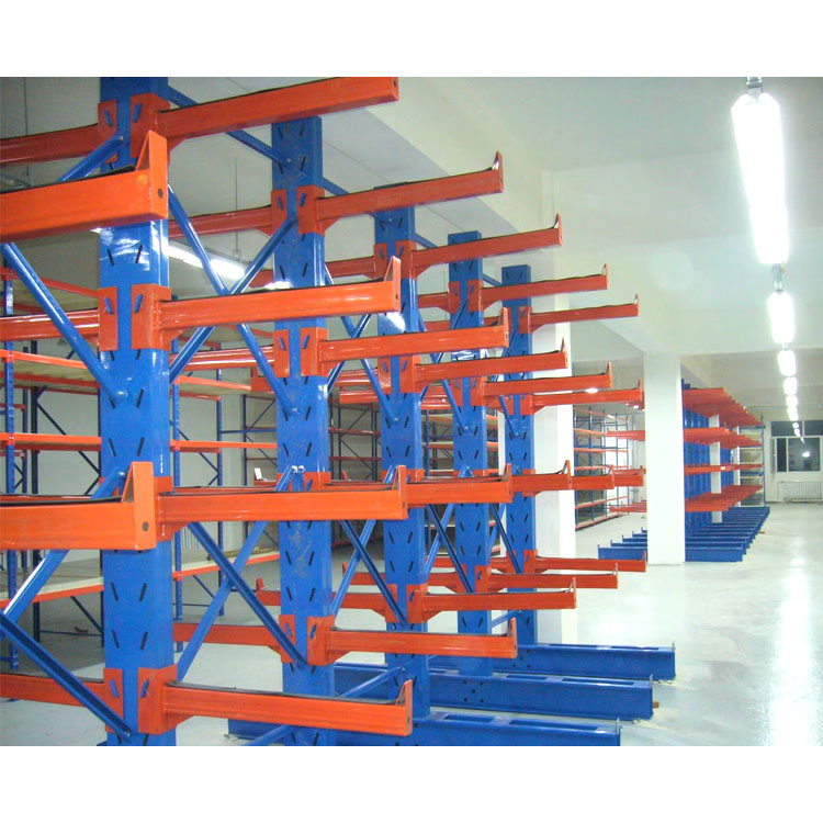 Custom Q235B Cantilever Rack 3m 4m 6m Height Heavy Duty System for Warehouse Long Material Storage