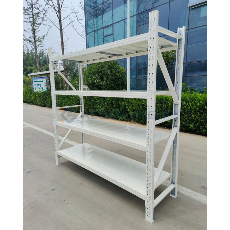 Adjustable Medium Duty Boltless Metal Storage Rack Steel Shelving for Warehouse and Workshop Storage Cold Rolled Steel Frame