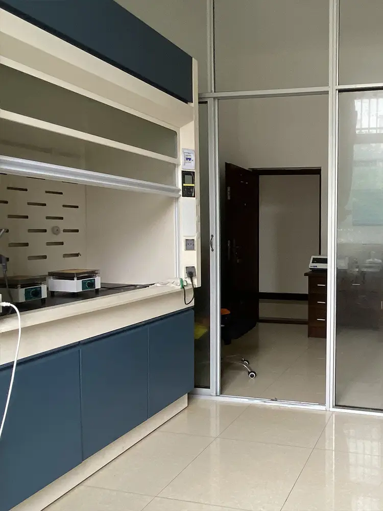 Chemical composition test room for copper alloy material analysis at Kepai