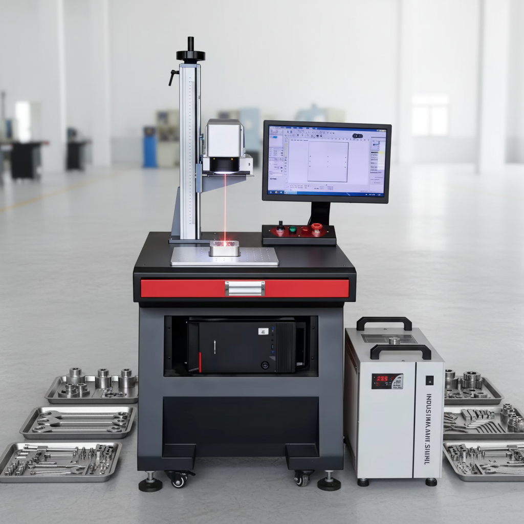 New Best Seller 0.01mm UV 355nm 10W Laser Marking Machine DXF for Wood Leather Paper Non-Metal Materials (3D Water Cooling)