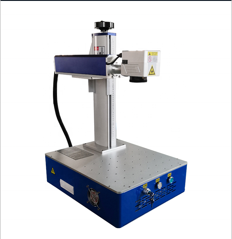 Hot-selling Product Desktop Portable MAX 20W 30W 50W 100W Fiber Laser Marking Machine With Metal Hard Plastic Stainless Steel