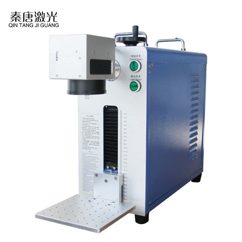 Portable Mini Fiber Laser Marking Engraving Machine on Metals Plastics Gold Silver 20w 30w 50w 60w 100w MAX Raycus