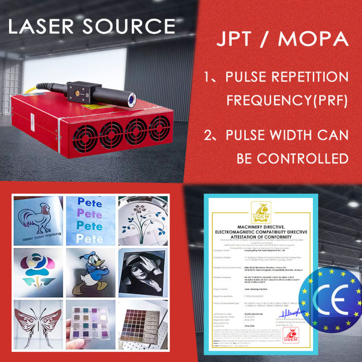 BingYan Mopa M7 30W 60W 100W Laser Marking Machines Laser Fiber Engraving Machines Mark Metal 3D