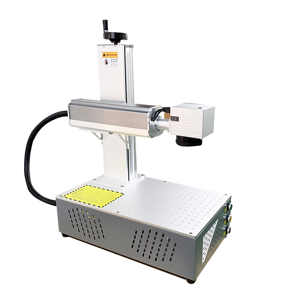 Factory Direct Metal Stainless Steel Aluminium Plastic PVC Desktop integrated Fiber Laser marking machine