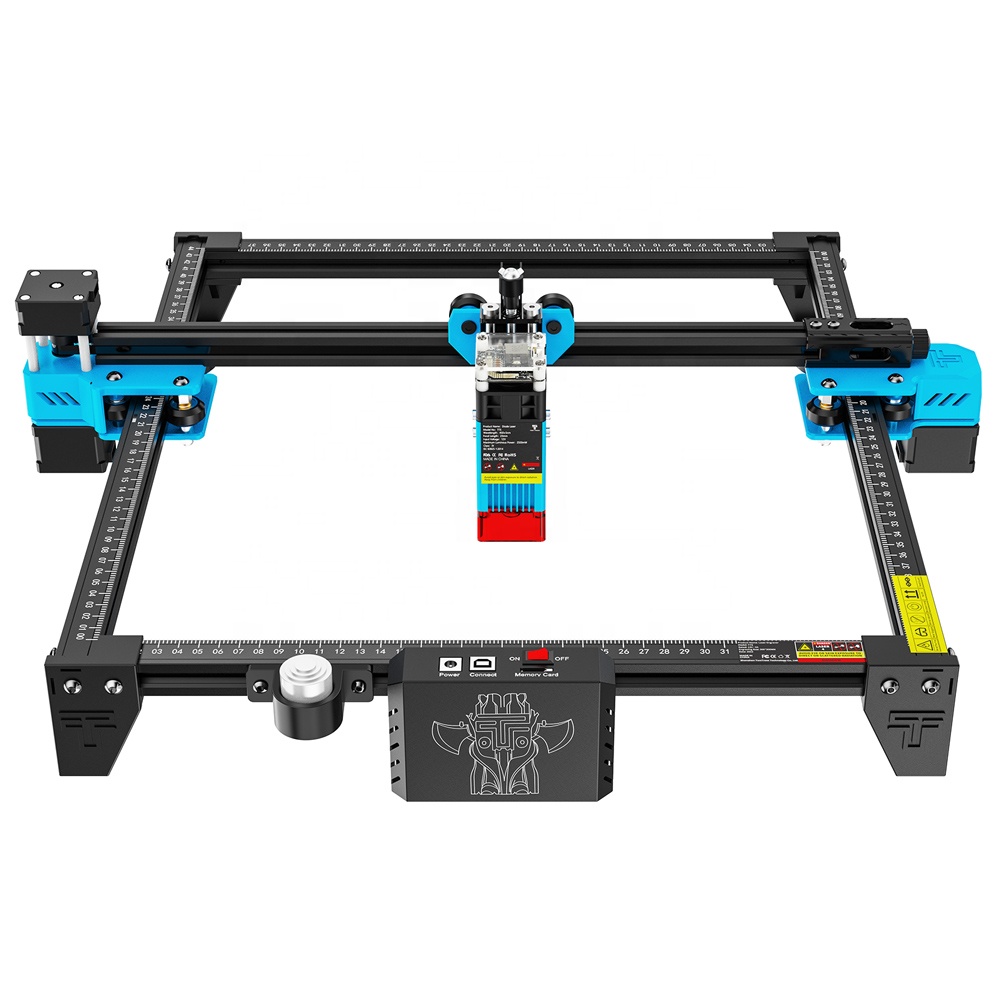 ActionLasers TTS-55 TWOTREE Mini CNC Cutting Printer 3D Laser Engraving Marking Machines Co2 Galvo Portable for Automatic Lazer Wood DIODE