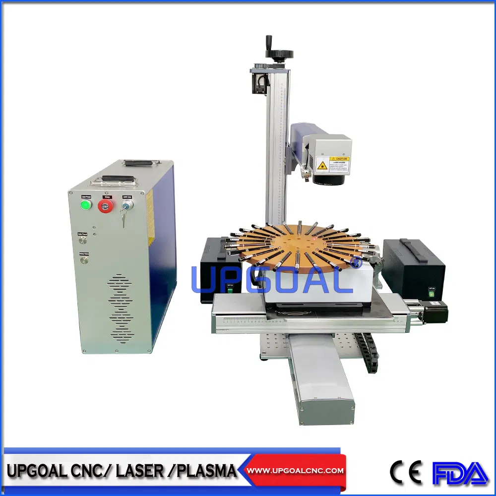 Seamless Splicing 100W Mopa Fiber Laser Marking Machine with Stroke Module