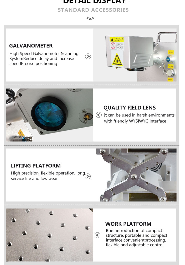 Desktop Split-type UV Laser Marking Machine for Engraving Logos on Metal Crystal Stone Acrylic and Glass 6W 10W