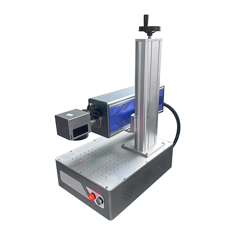 Portable Desktop Safe Hat Glass Pipe Plastic Film Package Engraving Uv Laser Marking Machine