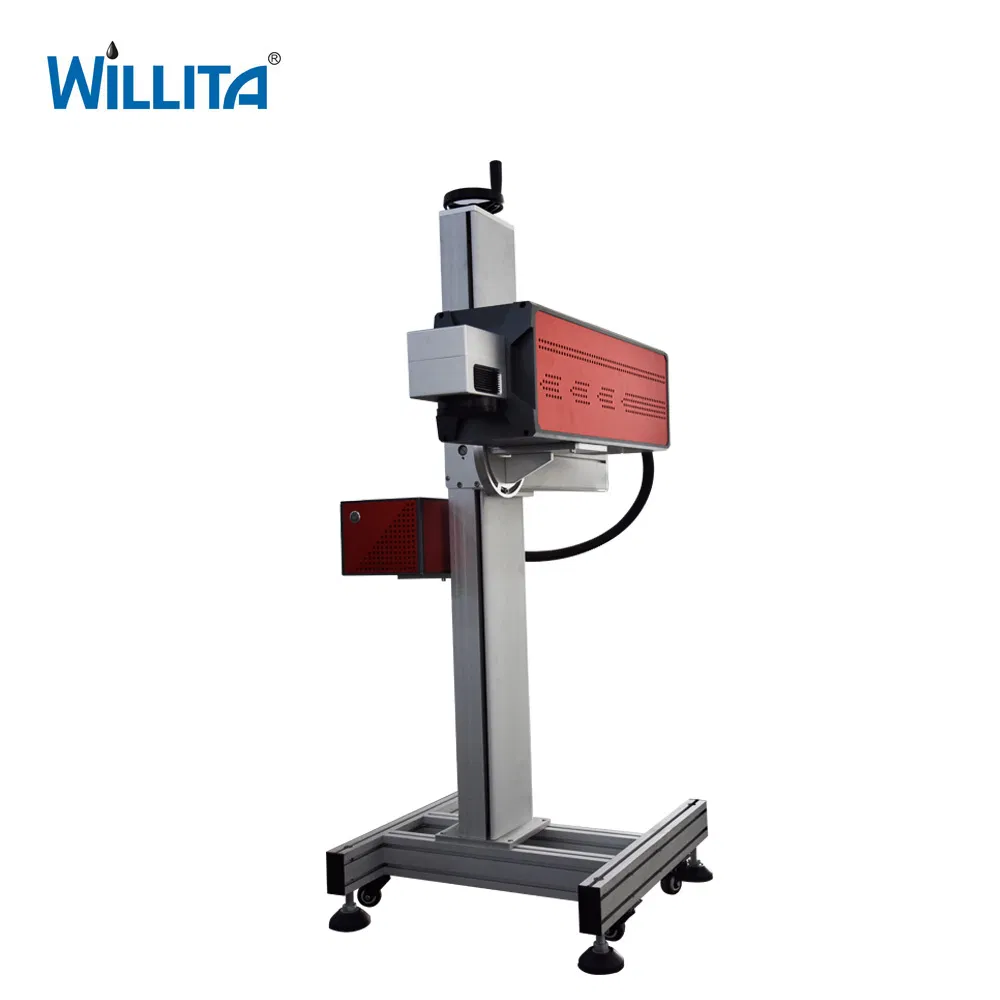 High Speed Durable Automation Factory Price Phone Cell 50W Laser Marking Machine