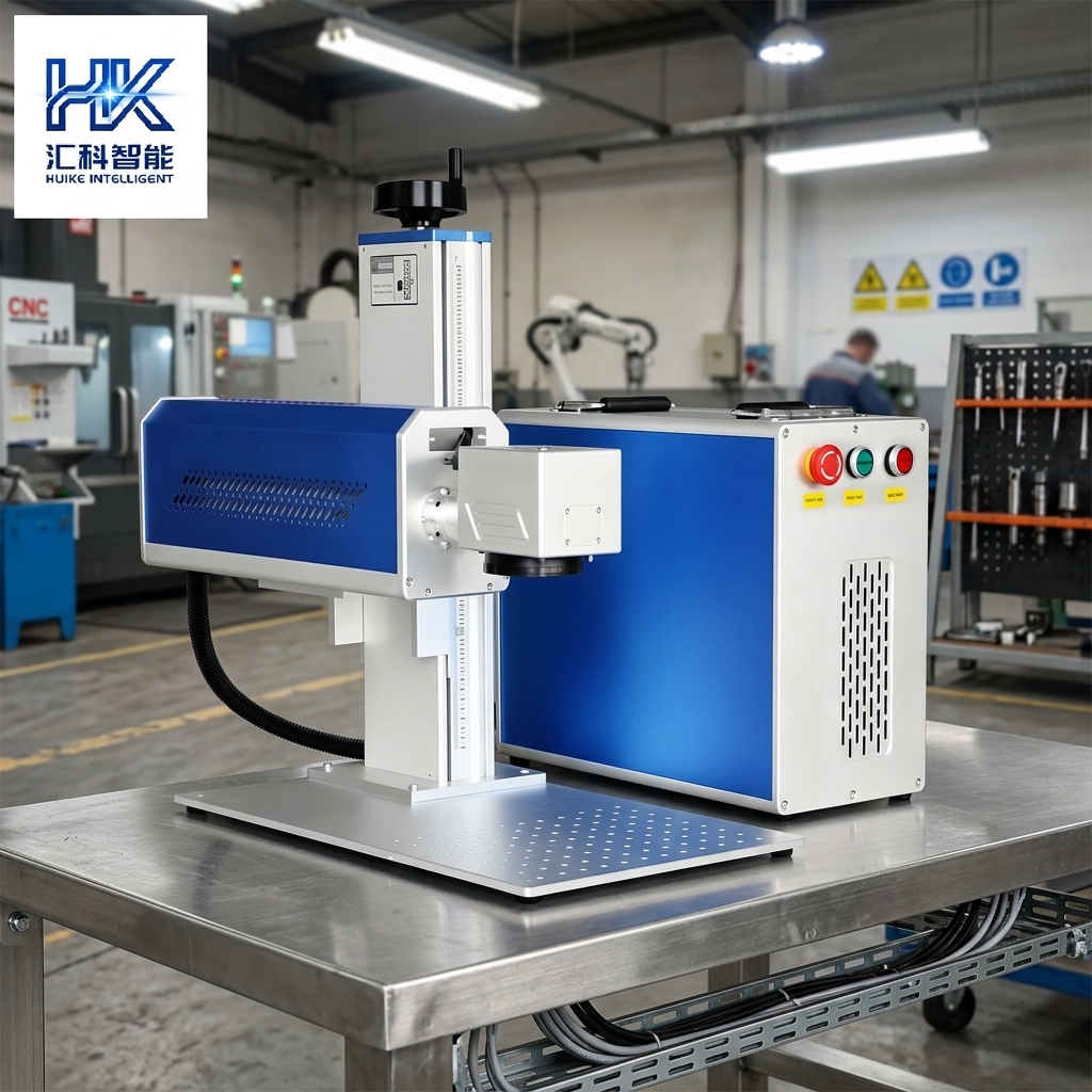 Huike New 30W Portable CO2 Laser Marking Machine Non-metallic Materials Acrylic Board Leather Printing Supports PLT/DXF Formats
