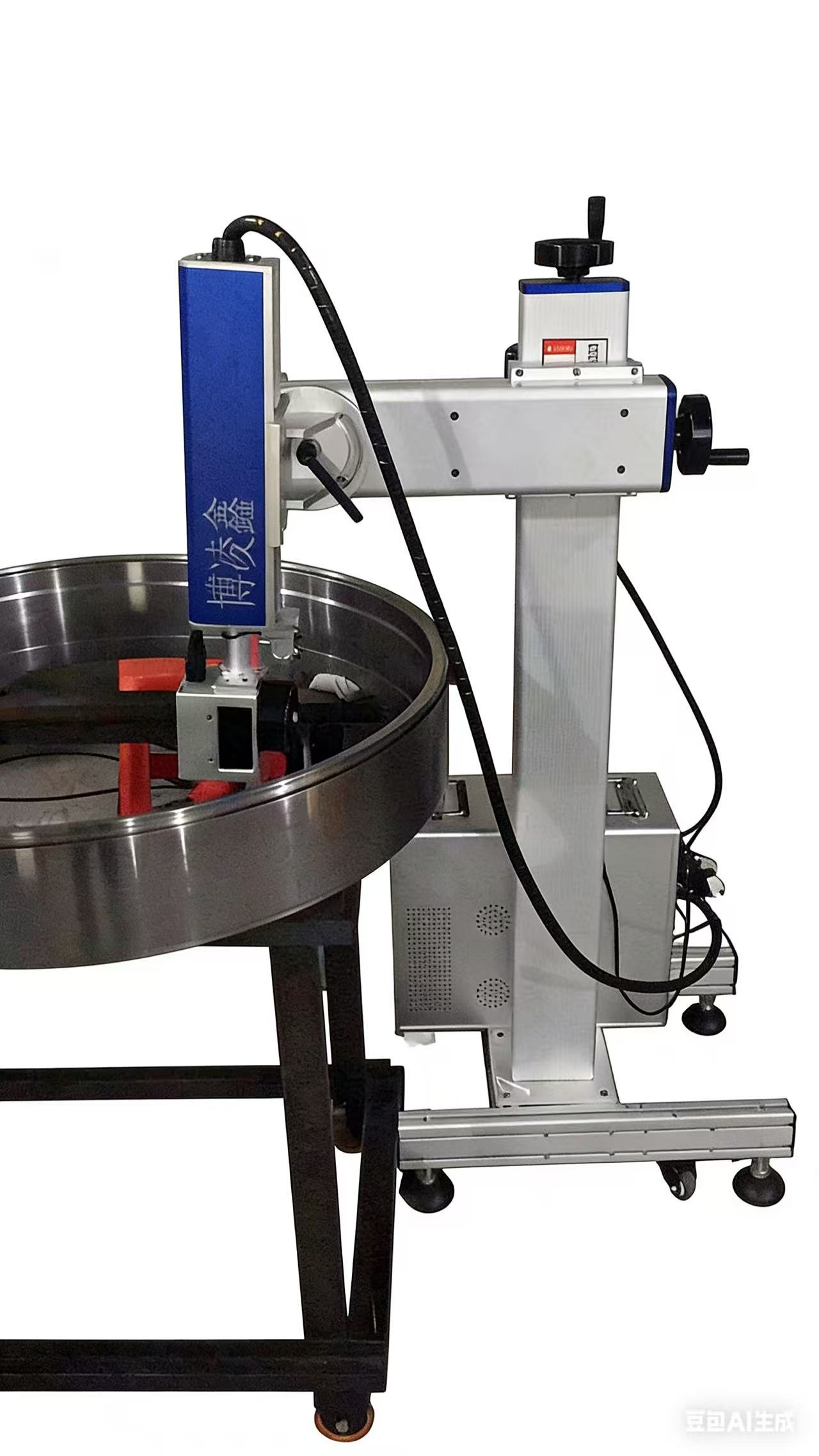 20W/30W/50W Fiber Flying Shape Laser Marking Machine RAYCUS 100w Laser Engraver on Stainless Steel Aluminum 50w