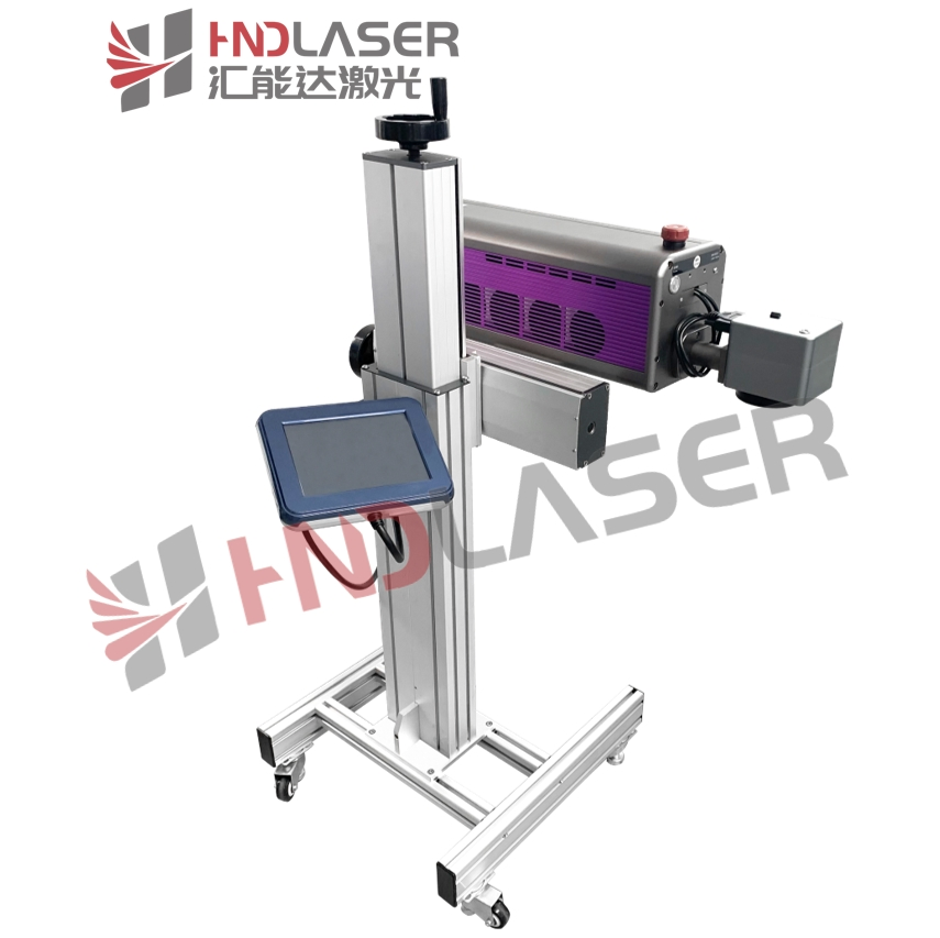 30W Flying CO2 Galvo Laser Marking Machine High Speed for Glass Wood Acrylic Water Bottle Logo Date Engraving